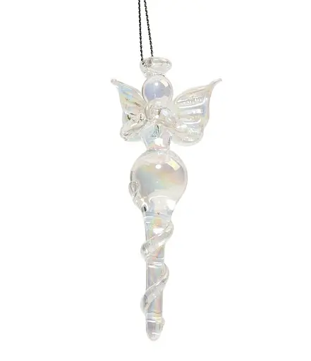 Елочное украшение "Ангел стеклянный" 9 см, YQ1464027