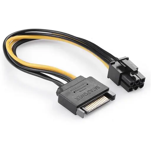 Кабель живлення для відеокарти 6-pin to SATA Male