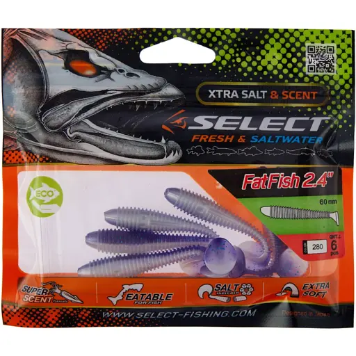 Силікон Select FatFish 2.4" #280 (6 шт/уп) - фото 2