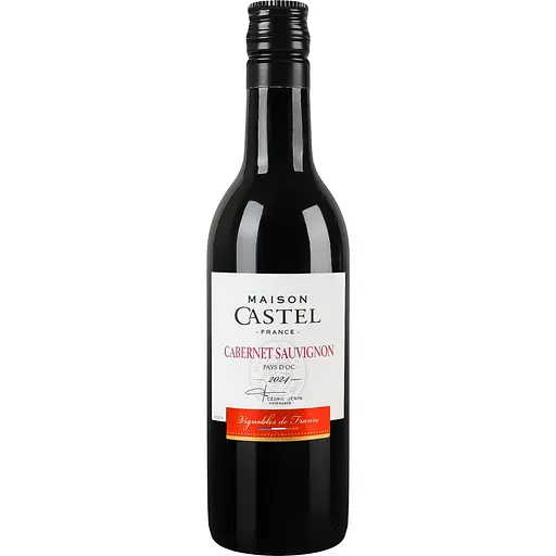 Вино Maison Castel Cabernet Sauvignon IGP Pays d'Oc червоне напівсухе 0.187 л