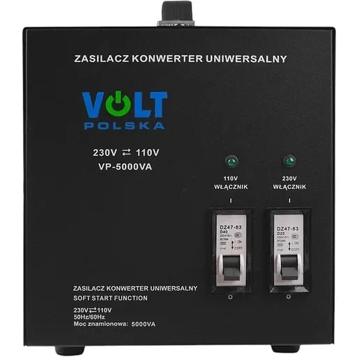 Преобразователь напряжения Volt Polska VP-5000VA 110-220V - Для американских устройств - фото 2