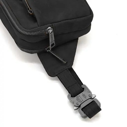 Кожаная мужская сумка на пояс TARWA 25х15х4 см sum0026006 - фото 17