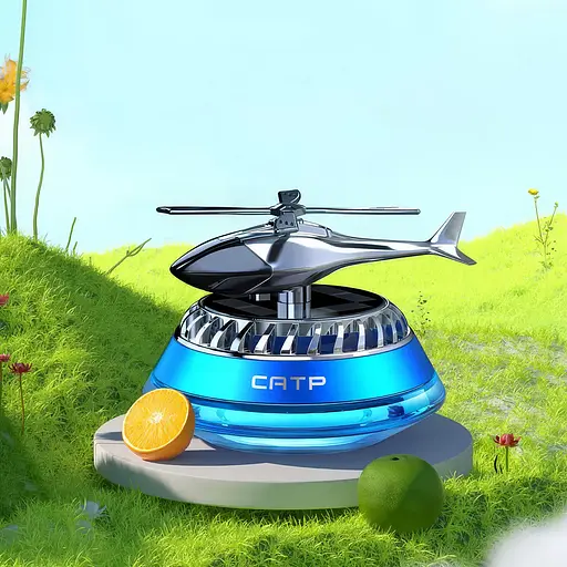 Дифузор ефірних олій Вертоліт J2 ароматизатор для автомобіля (Синій) - фото 7