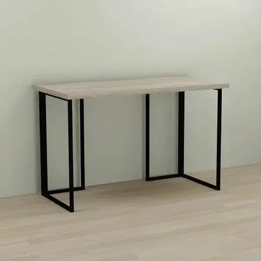 Компьютерный стол Ferrum-decor Ханна 75x100x70 черный ДСП Дуб Сонома 32мм (FRD-103507)