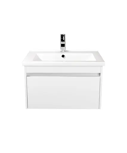 Тумба Мойдодир Prime 60-А з умивальником Cosmo 60 підвісна Білий - фото 3