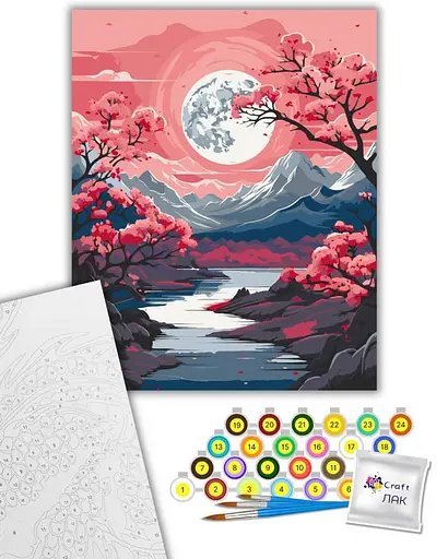 Набір для розпису ArtCraft Японська краса 40 x 50 см (11035-AC) - фото 2