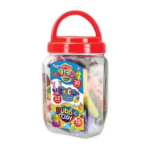 Набор креативного творчества "3 в 1: Тесто и пластилин" Danko Toys TAB-01-01U - фото 1