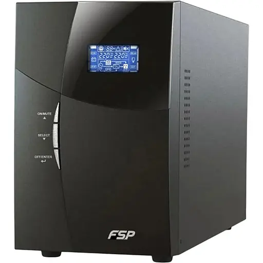 ИБП FSP Knight 1 kVA, Tower, (KN-1101TS), 1000VA/900W, Online, AVR, Black