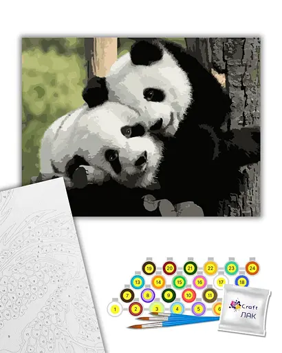 Набір для розпису ArtCraft Щирі обійми 40 x 50 см (504018-NC) - фото 2