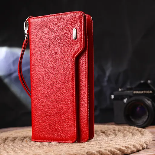 Кожаный женский кошелек Canpellini 20х10.5х3 см acs0025087 - фото 7