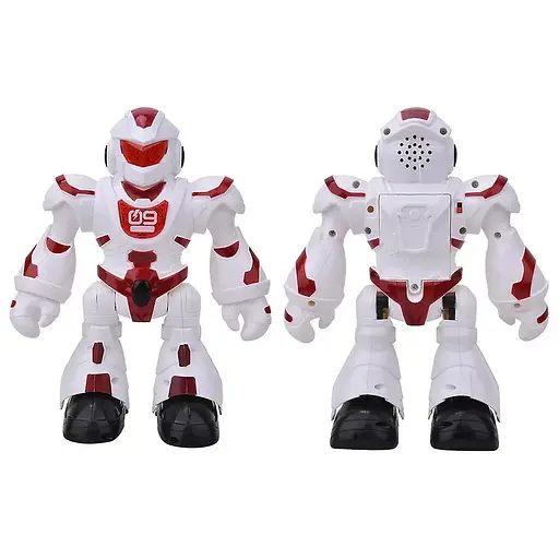 Радиоуправляемый детский робот 606-3 интерактивная игрушка с музыкальными и танцевальными возможностями Красный - фото 4