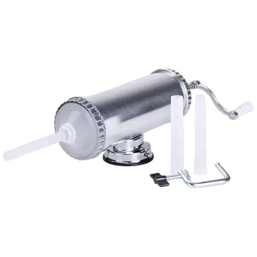 Шприц ковбасний Yiwu горизонтальний із нержавіючої стал на 2 кг 10 см (16788-2) - фото 1