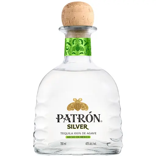 Текила Patron Silver Tequila 100% Agave 40% 0.7 л - фото 1