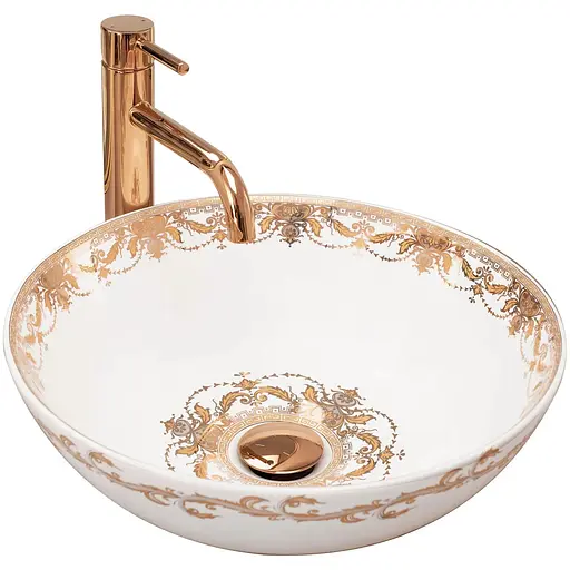 Умивальник Rea Elita накладний REA-U6658, Білий - фото 1