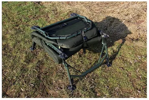 Ліжко розкладушка Mivardi коропова рибальське CamoCODE Flat8 навантаження 160 кг - фото 10