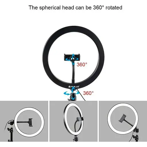 Кильцева USB LED лампа Puluz PU407 11.8" - фото 2