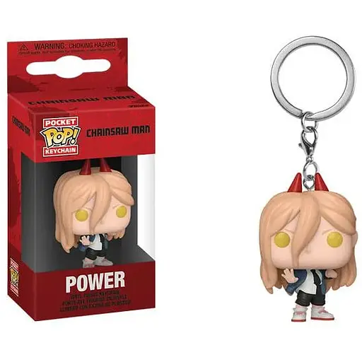 Фігурка брелок Funko Pop Людина бензопила Павер Chainsaw Man Power 4 см FP CM P1