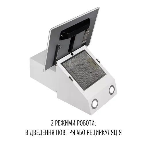 Вытяжка декоративная наклонная PERFELLI VIO 6HW BIANCO - фото 7
