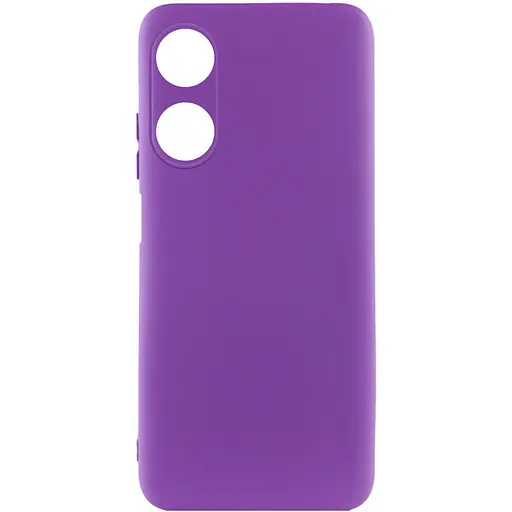 Чехол Silicone Cover Lakshmi Full Camera (A) для Oppo A38/A18 Фиолетовый/Purple