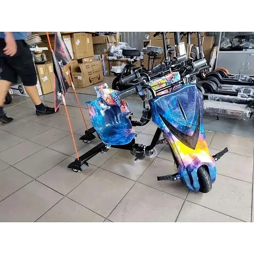 Дрифт-карт ElectrO Crazy Bug Premium 350W галактика - фото 2