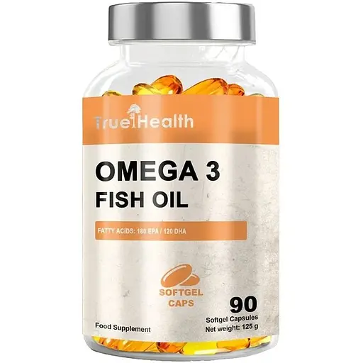 Рыбий жир True Health Omega Fish Oil, 90 капсул
