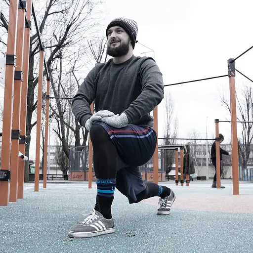 Носки DexShell Ultra Dri Sports водонепроницаемые XL с голубой полоской - фото 5