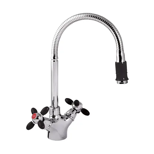 Смеситель для кухни Zerix Z5860-6 ZX0348 Хром - фото 1