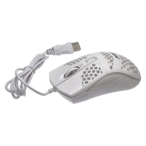 Миша Jedel CP77 2000 DPI з RGB підсвічуванням біла - фото 3