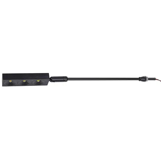 Подсветка светодиодная настенная врезная AL-543/3*1W NW LED BK