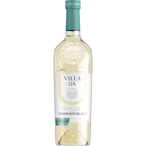 Вино Villa UA Traminer Blanc белое полусладкое 0.75 л 