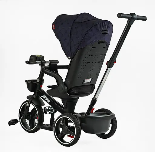 Детский трехколесный велосипед Best Trike Marco 9155/331-09 с поворотным сиденьем складным рулем синий - фото 5