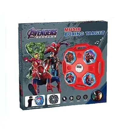 Электронный бокс 6505-2 A, аккумулятор, USB-кабель, подсветка, счёт балов, перчатки, bluetooth, в коробке (6974310300089) Красный - фото 1