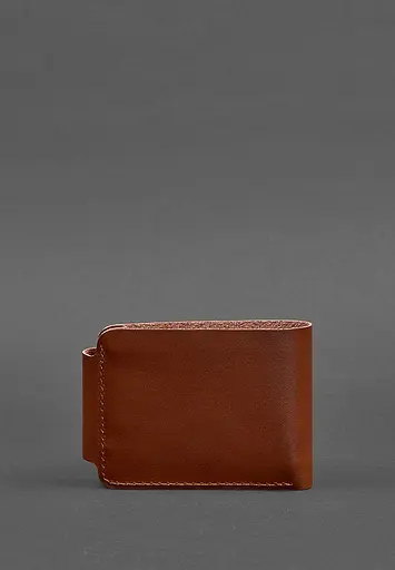 Кожаное портмоне Zeus 9.0 светло-коричневое. - фото 5