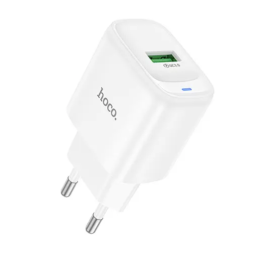 МЗП Hoco C140A Smart QC3.0 18W (1USB-A) White