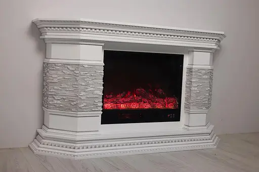 Електричний камін Palermo Bluetooth звук потріскування дров 1500Вт (10080119) - фото 6