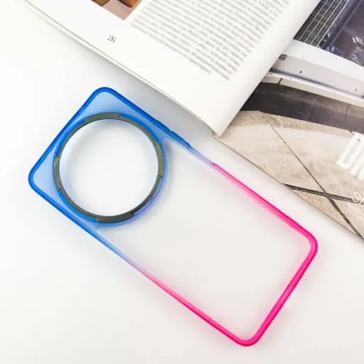 Чохол Epik TPU+PC Fresh sip series для Xiaomi Redmi A3 Рожевий/Синій - фото 3