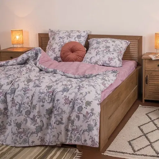 Комплект постільної білизни Viluta сімейний ранфорс 22211 100% бавовна - фото 3