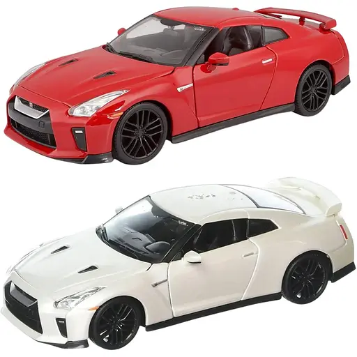 Автомодель Bburago Nissan GT-R 1:24 Red (18-21082) [119117] - фото 4