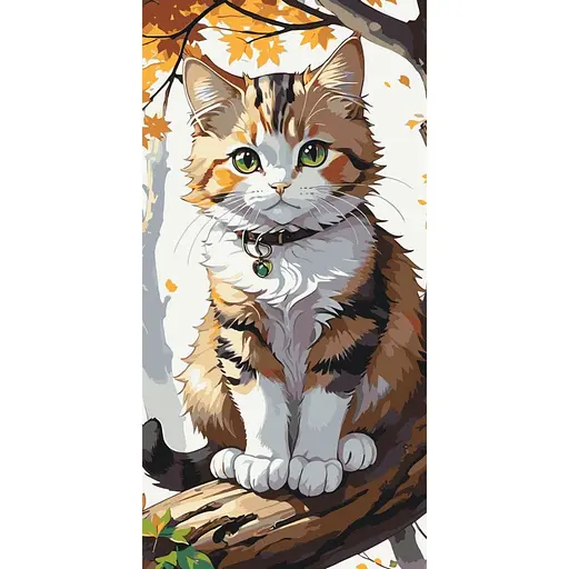 Набор для росписи ArtCraft Пушистый котик 40 x 80 см (11565-AC)