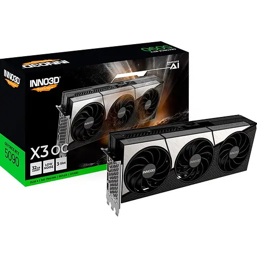 Видеокарта Inno3D GeForce RTX 5090 X3 OC (N50903-32D7X-17593928) UA [135587]