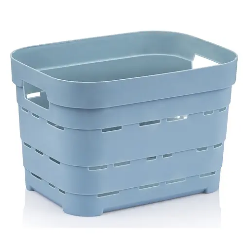 Корзина Idea Home Pyramid без крышки 5 л 24x17.5x16 см голубая (00612 Blue)