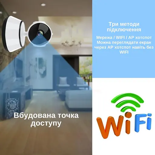 IP-камера поворотная XON SmartCam Wi-Fi 1080P (XTWEW21VW 4927) Белая - фото 9