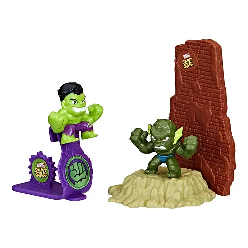 Набор игрушечный Hasbro Marvel Stunt Squad Герой против вора Hulk vs Abomination (F6895_F7066)