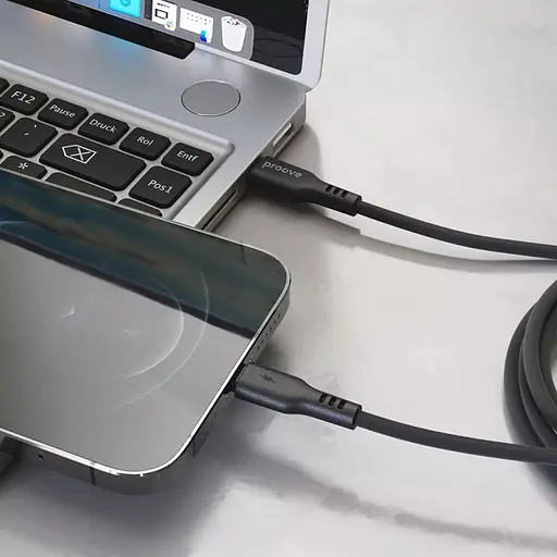 Кабель Proove Rebirth USB-C to Lightning 27W 1m Black (CCRE60002101) [130362] - фото 3