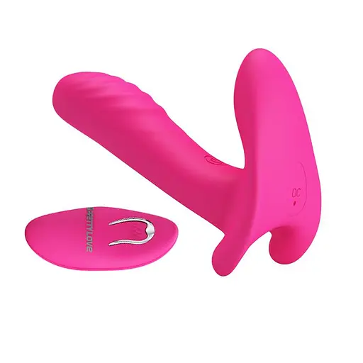 Вібратор Pretty Love Remote Control 10 см рожевий - фото 2