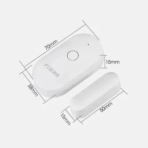 Wi-Fi датчик открытия дверей и окон Fuers WIFID01, сообщения на смартфон - фото 7