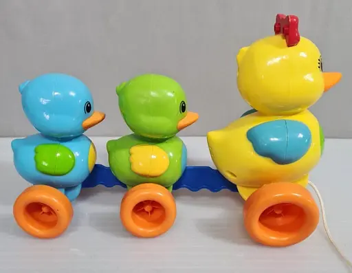 Іграшка каталка зі звуком Качечки Toomies E4613 іграшка для прогулянок - фото 4