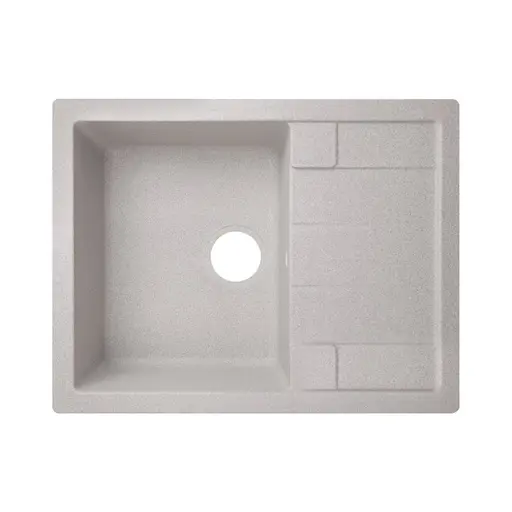 Кухонная мойка Lidz 650x500/200 GRA-09 (LIDZGRA09650500200), Серый - фото 1