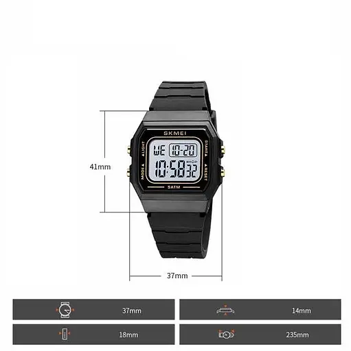 Наручний годинник чоловічий Skmei 1683 Green, 1683GN (18456) - фото 3