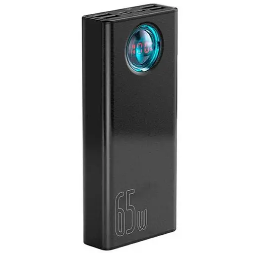 Зовнішній акумулятор (Power Bank) Baseus Amblight Digital Display Quick Charge 65W 30000 mAh Black (PPLG-A01)